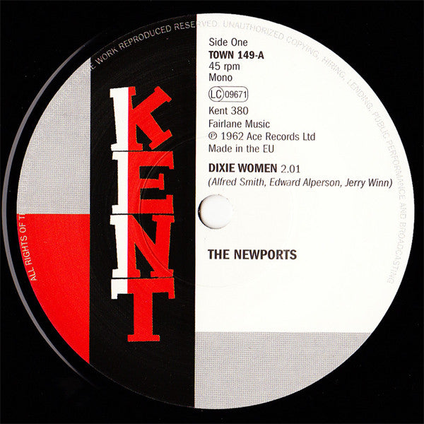 NEWPORTS / SINNER STRONG (ニューポーツ / シンナー・ストロング) - Dixie Women / Don't Knock It (UK 正規限定再発7インチ+カンパニースリーブ/New)怪メロ・ポップコーン名曲+R&Bノーザン名曲!