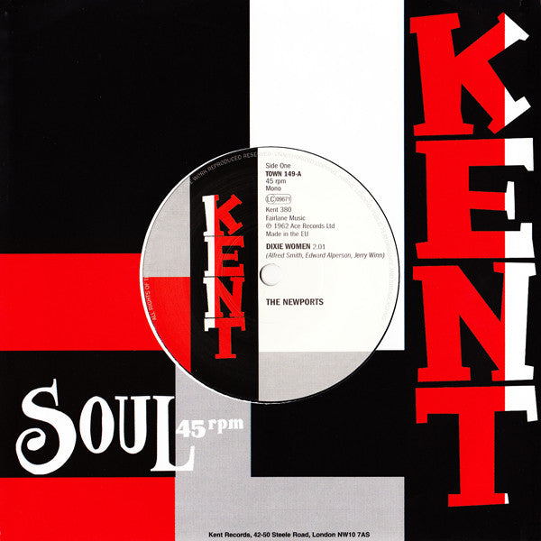 NEWPORTS / SINNER STRONG (ニューポーツ / シンナー・ストロング) - Dixie Women / Don't Knock It (UK 正規限定再発7インチ+カンパニースリーブ/New)怪メロ・ポップコーン名曲+R&Bノーザン名曲!