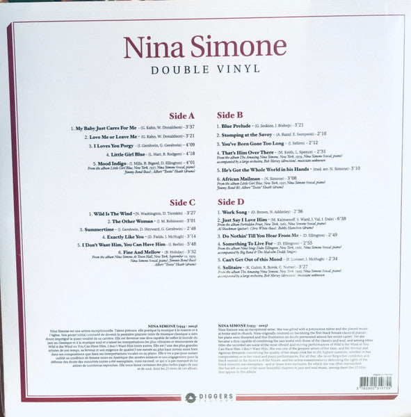 NINA SIMONE (ニーナ・シモン) - 1957-1962 The Essential Works (France 限定プレス 2xLP/New)