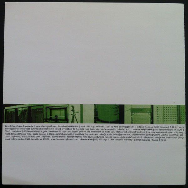 HUMAN BODY FLAWED / JAN MICHAEL VINCENT CAR CRASH (ヒューマン・ボディー・フロウド / ジャン・マイケル・ヴィンセント・カー・クラッシュ) - Split (US 限定プレス 7"「廃盤 New」)