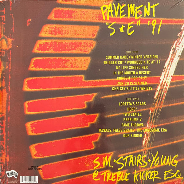 PAVEMENT (ペイヴメント) - Slanted And Enchanted (US/EU Limited Reissue Red & White & Black Splatter Vinyl LP/NEW)