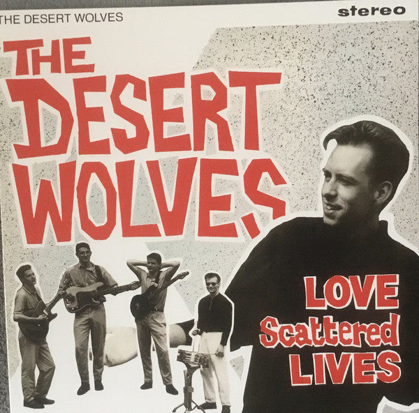 DESERT WOLVES, THE (デザート・ウルヴス) - Love Scattered Lives (UK Ltd.Reissue White Black & Red Splatter Vinyl 7"/NEW))