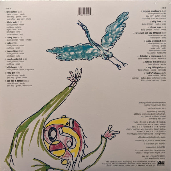 DANIEL JOHNSTON (ダニエル・ジョンストン) - Fun (US 限定復刻再発 LP/NEW)