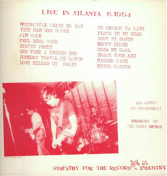 OBLIVIANS (オブリビアンズ) - Rock 'n Roll Holiday!: Live In Atlanta (US Ltd.Reissue LP/New)