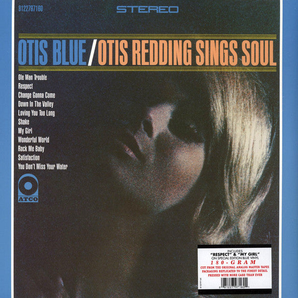 OTIS REDDING (オーティス・レディング) - Otis Blue / Otis Redding Sings Soul (EU  限定復刻再発「ブルーVINYL」180g高音質ステレオ LP/New)