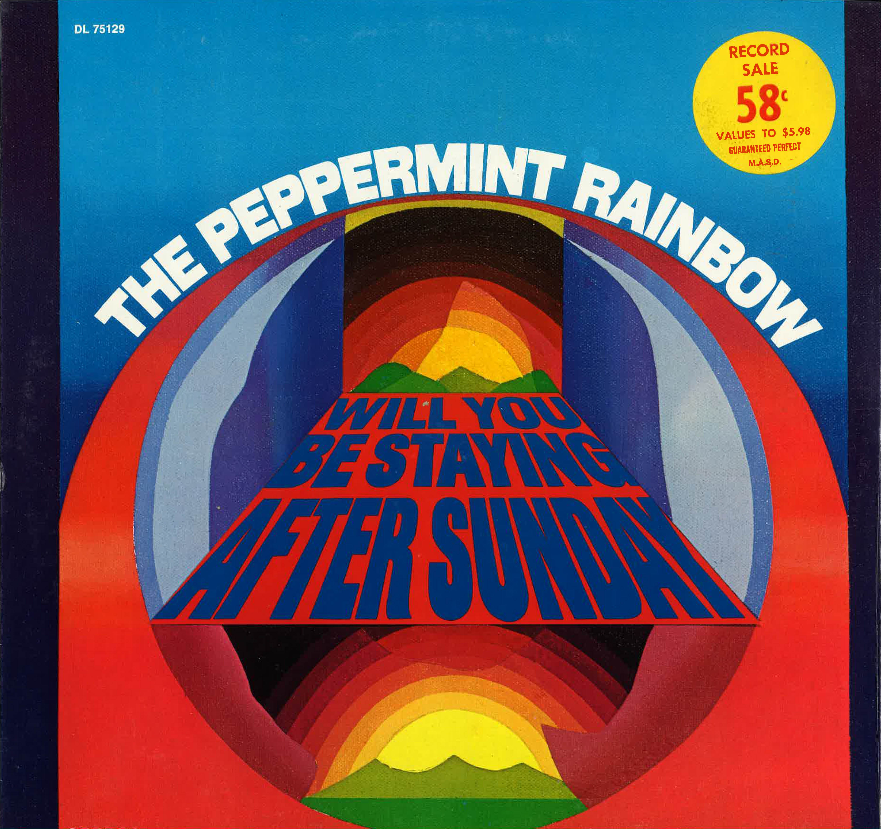PEPPERMINT RAINBOW (ペパーミント・レインボウ) - Will You Be Staying After Sunday (US Orig.Stereo LP/デッドストックNew)