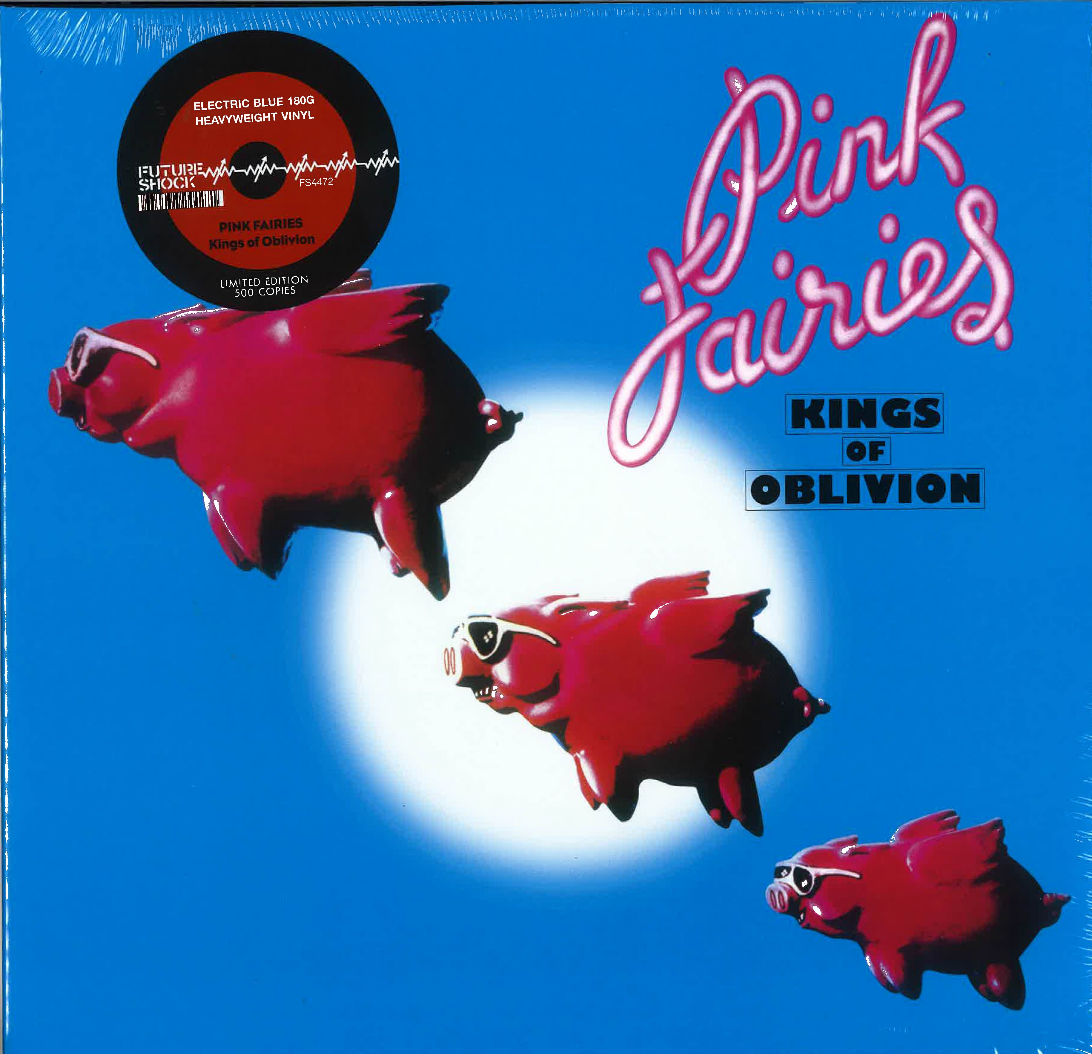 PINK FAIRIES (ピンク・フェアリーズ) - Kings Of Oblivion (EU 500 Ltd.Reissue 180g Blue Vinyl LP/New)