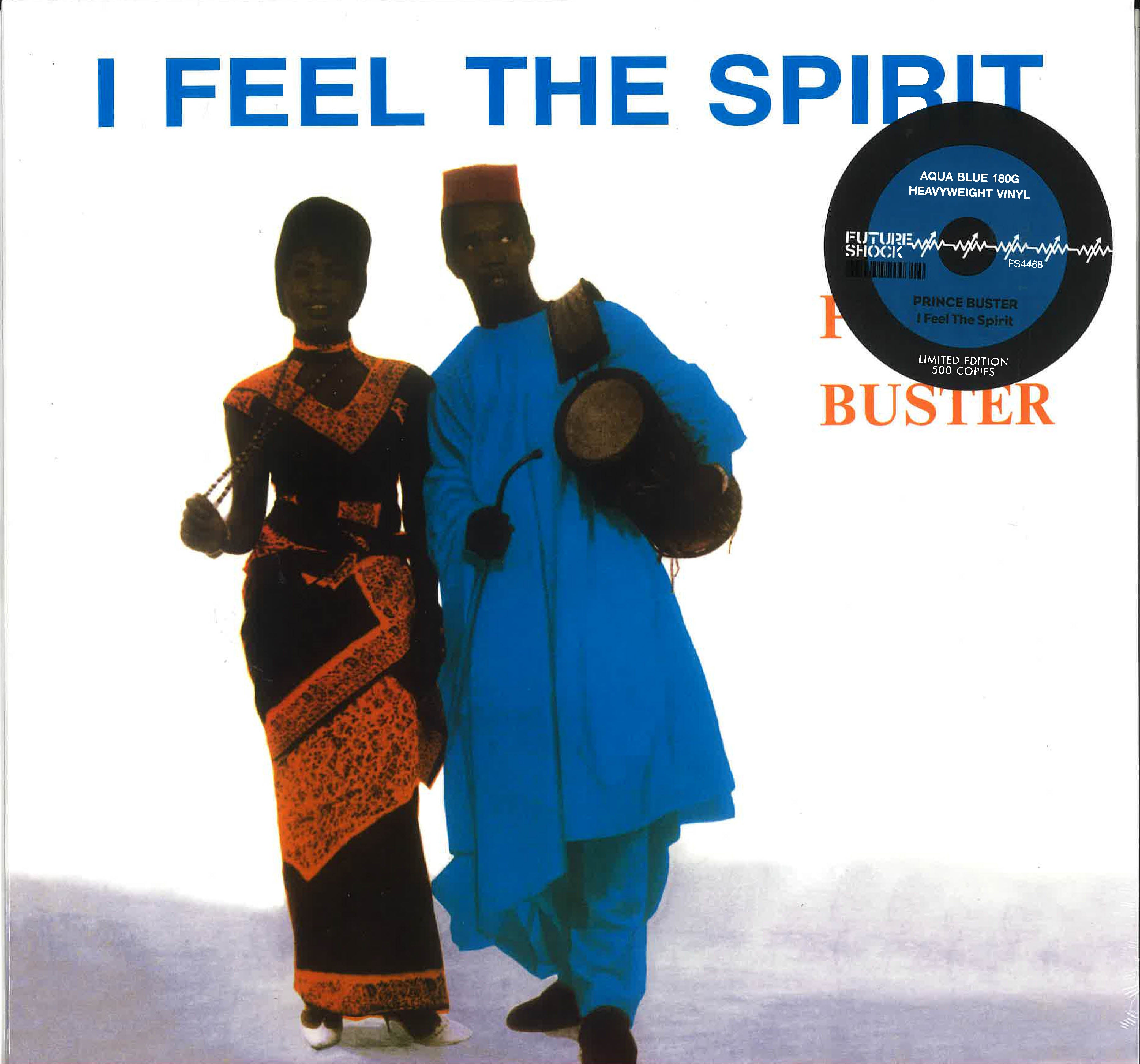 PRINCE BUSTER (プリンス・バスター) - I Feel The Spirit (EU 500枚限定復刻再発180g「ブルーVINYL」 LP/New)