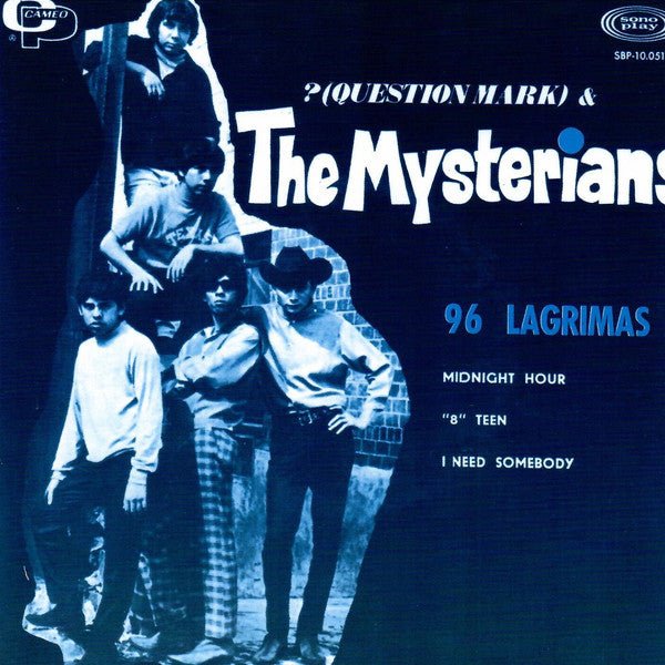 ? (QUESTION MARK) & THE MYSTERIANS (クエスチョン・マーク&ザ・ミステリアン) - 96 Tears +3 (EU 限定復刻再発ジャケ付4曲入り「青盤」7"EP/New)