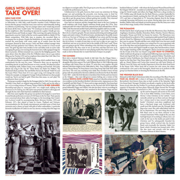 V.A. (60's 欧米ガールズ・ガレージ・コンピ) - Girls With Guitars TAKE OVER! (UK-EU 限定リリース「レッド VINYL」 LP/New)