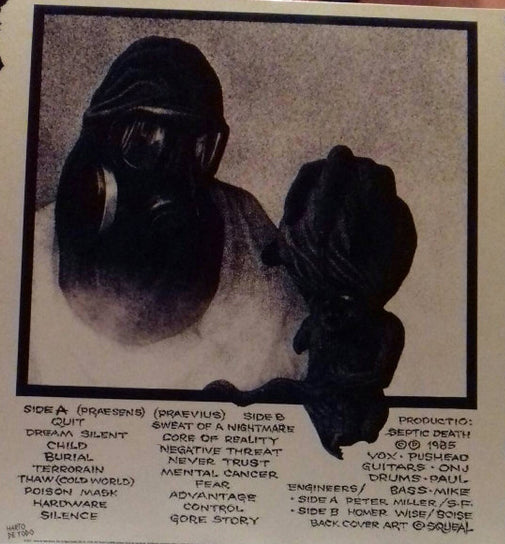 SEPTIC DEATH (セプティック・デス) - Now That I Have The Attention What Do I Do With It? (EU 限定リプロ再発 LP / New) feat.パスヘッド!