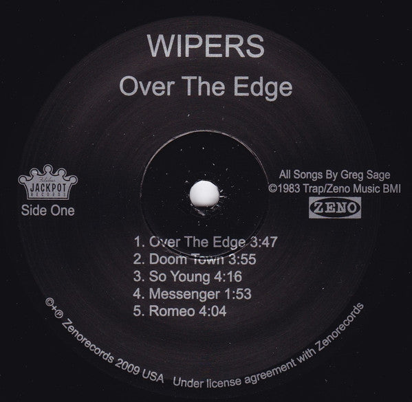 WIPERS (ワイパーズ) - Over The Edge (US 限定再発 LP / New)