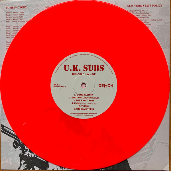 U.K. SUBS (U.K. サブス) - Brand New Age (EU 限定再発ピンク&イエローヴァイナル 2x10"/ New)