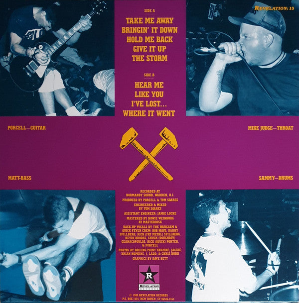 JUDGE (ジャッジ) - Bringin' It Down (US 限定再発カラーヴァイナル LP / New) '89年の唯一アルバム!