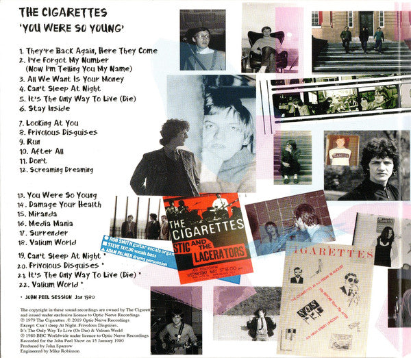 CIGARETTES, THE (ザ・シガレッツ) - You Were So Young (UK 限定デジパック CD / New) 全22曲入りコンピレーション !