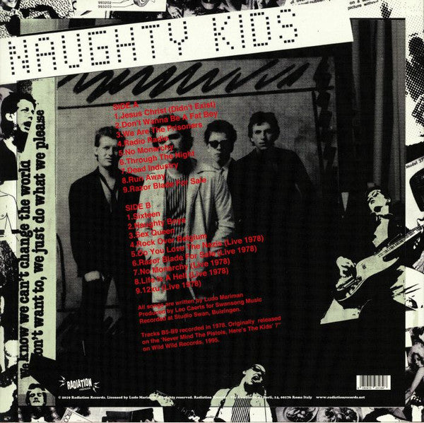 KIDS, THE (ザ・キッズ) - Naughty Kids (Italy 限定再発 LP/ New) ボーナス5曲入り!