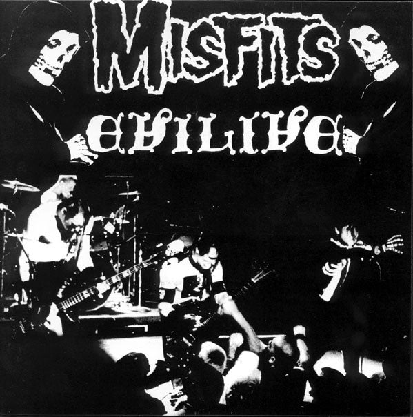 MISFITS (ミスフィッツ) - Evilive (EU 限定リプロ再発「ホワイトヴァイナル」7"/ New) '81年のN.Y.リッツとS.F.ブロードウェイでのライブ!