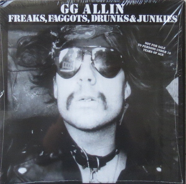GG ALLIN (GGアリン) - Freaks, Faggots, Drunks & Junkies (US 正規再発「限定カラーヴァイナル」 LP / New) '22年「Shit Mix」バージョン!