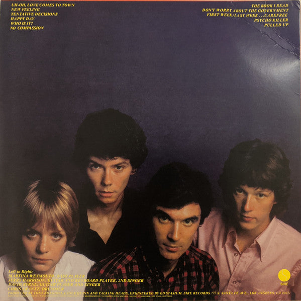 TALKING HEADS (トーキング・ヘッズ) - Talking Heads: 77 (EU 限定プレス再発 LP / New)