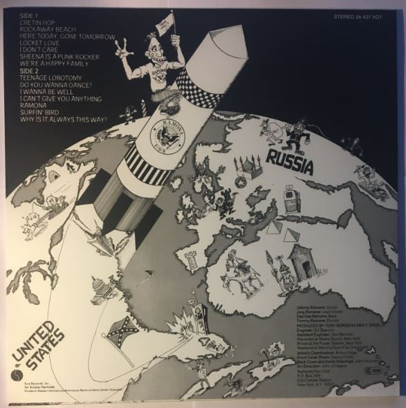 RAMONES (ラモーンズ) - Rocket To Russia (German 限定リプロ再発 LP / New) '77年サードアルバム!