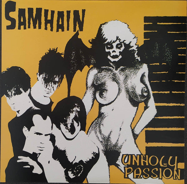 SAMHAIN (サムヘイン) - Unholy Passion (EU 限定リプロ再発ブルーヴァイナル MLP / New) '85年のホラーパンク名作ミニアルバム !
