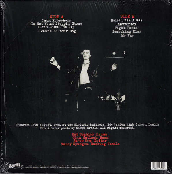 SID & THE VICIOUS WHITE KIDS (シド & ヴィシャス・ホワイト・キッズ) - The First And Last Show : Live At The Electric Ballroom, London, August 15th, 1978 (Italy Ltd.Reissue LP/ New)