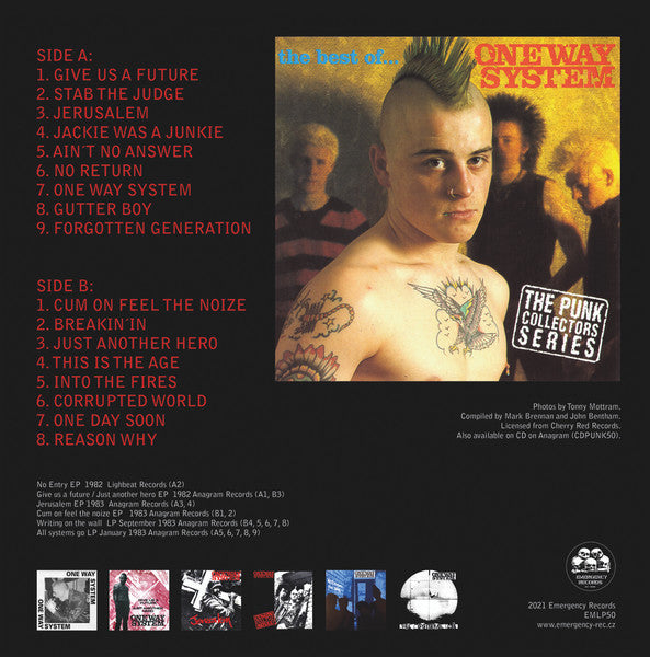 ONEWAY SYSTEM (ワンウェイ・システム) - The Best Of... (Czech Republic Ltd.Reissue LP/ New)