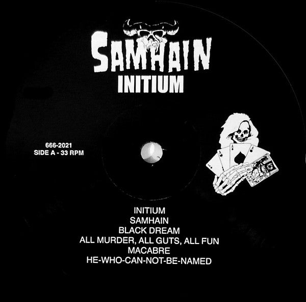 SAMHAIN (サムヘイン) - Initium (German 限定リプロ再発 LP / New) '84年ファーストアルバム!