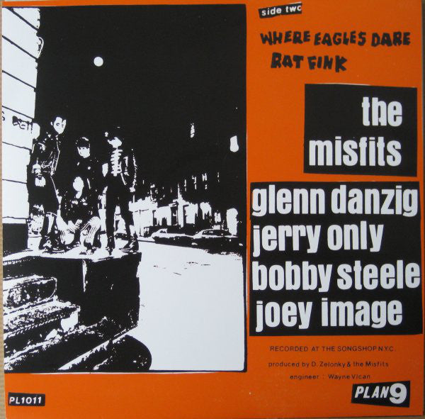 MISFITS (ミスフィッツ) - Night Of The Living Dead (EU 限定再発ブラックヴァイナル 7"/New)