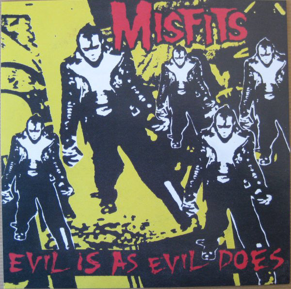 MISFITS (ミスフィッツ) - Evil Is As Evil Does (US Unofficial Orange Vinyl 7" / New)