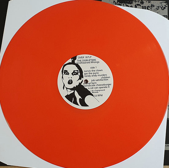 DISRUPTERS (ディスラプターズ) - Unrehearsed Wrongs (UK 500枚限定再発オレンジヴァイナル LP/ New)