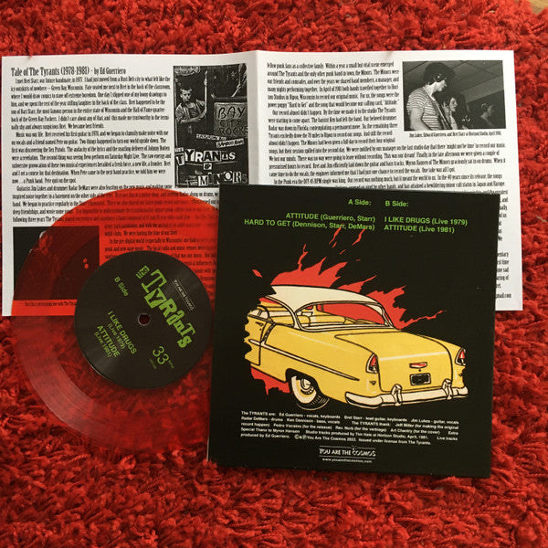 TYRANTS, THE (ザ・タイランツ) - EP (Spain 400枚限定レッドヴァイナル 7"EP/New)