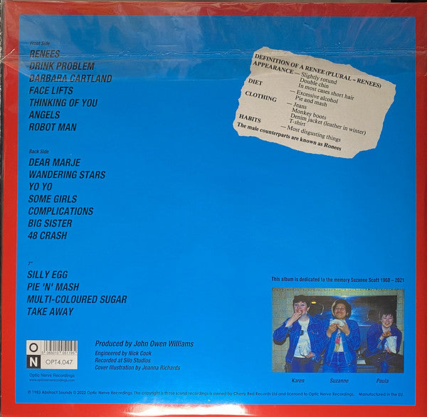 GYMSLIPS, THE (ザ・ジムスリップス) - Rocking With The Renees (UK 限定再発ブルー&レッドヴァイナルLP+ホワイトヴァイナル 7"/ New)