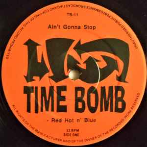 RED HOT N' BLUE (レッド・ホット・アンド・ブルー) - Ain't Gonna Stop (Japan タイムボム 限定プレス LP/廃盤 New) ロンドン・ジャンプ・ロカビリー名作’93年サード・アルバム