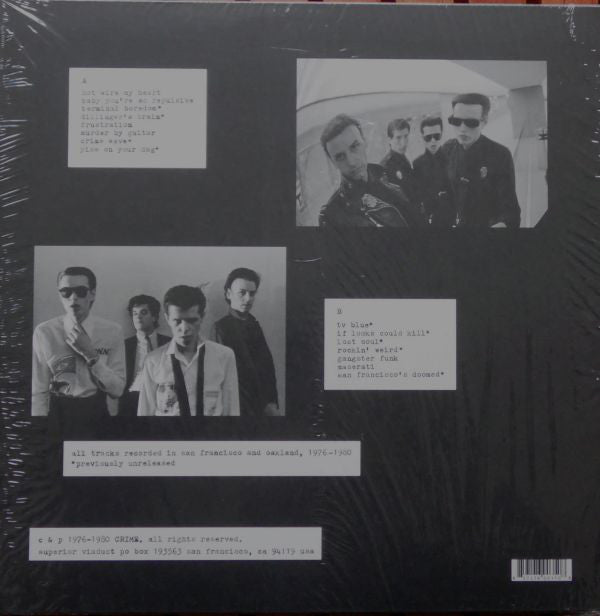 CRIME (クライム) - Murder By Guitar (US Ltd.Reissue LP / New)