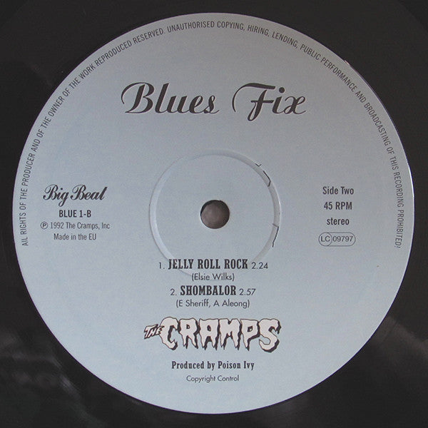 CRAMPS - Blues Fix EP (UK 限定復刻再発 10インチ EP/New) ’92年カヴァ4曲入りEP