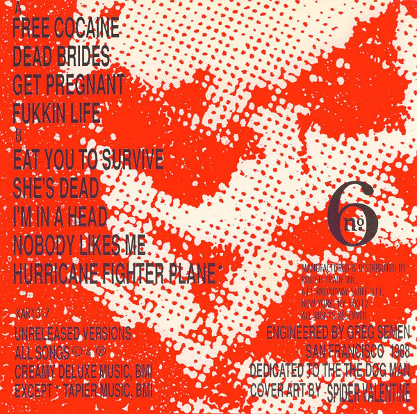 DWARVES (ドワーヴス) - Lucifer's Crank (US 限定ブルーヴァイナル 7")