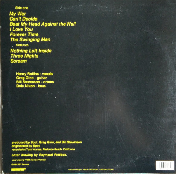 BLACK FLAG (ブラック・フラッグ) - My War (US 限定再発 LP / New)