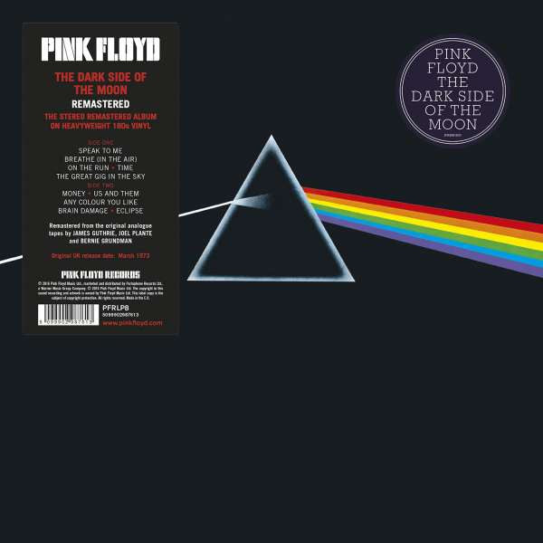 PINK FLOYD (ピンク・フロイド) - The Dark Side Of The Moon (EU 限定