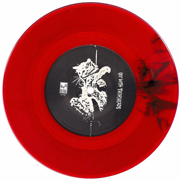 DISCHARGE / OFF WITH THEIR HEADS (ディスチャージ / オフ・ウィズ・ゼア・ヘッズ) - Legacy You Left Behind / Never Run (US 300枚限定再発レッドヴァイナル 7"「廃盤 New」)