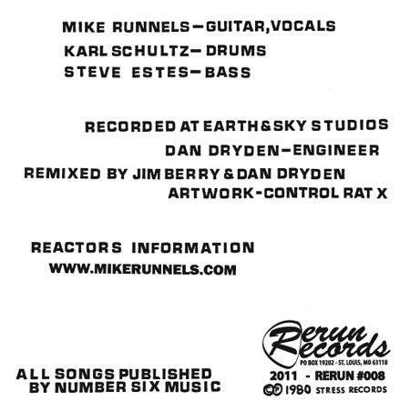 REACTORS (リアクターズ) - It's Not Important (US 限定プレス正規再発 7"/ New)