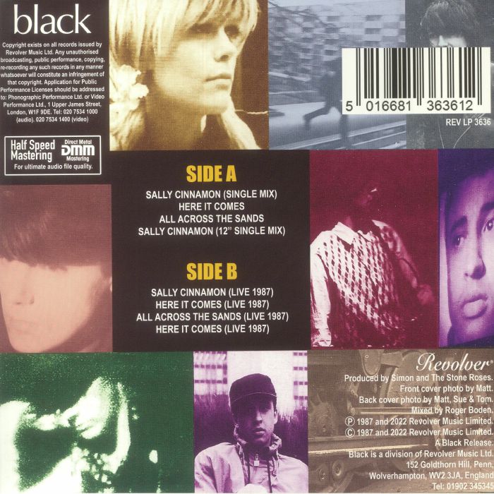 STONE ROSES, THE (ストーン・ローゼズ) - Sally Cinnamon (UK 限定復刻ハーフスピード・リマスター再発「グリーンヴァイナル」 12インチ/NEW)