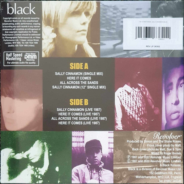 STONE ROSES, THE (ストーン・ローゼズ) - Sally Cinnamon (UK 限定復刻ハーフスピード・リマスター再発ブルーヴァイナル 12")