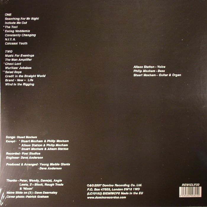 YOUNG MARBLE GIANTS (ヤング・マーブル・ジャイアンツ) - Colossal Youth (EU 限定復刻再発 LP/NEW)