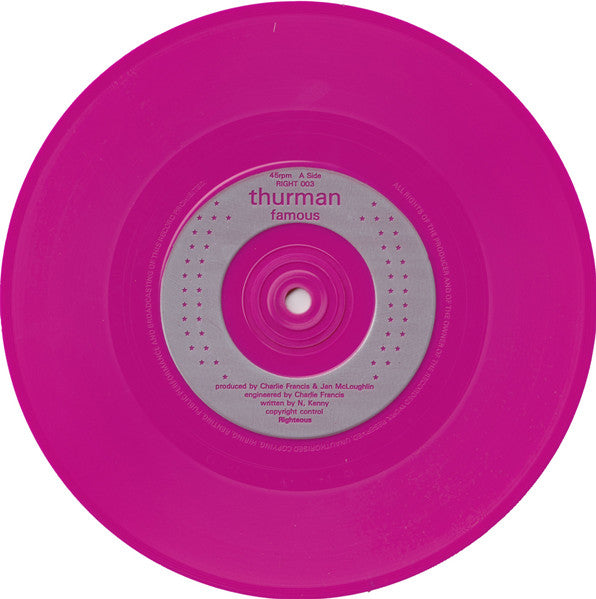 THURMAN (サーマン) - Famous (UK Limited Purple Vinyl 7"/廃盤 NEW)