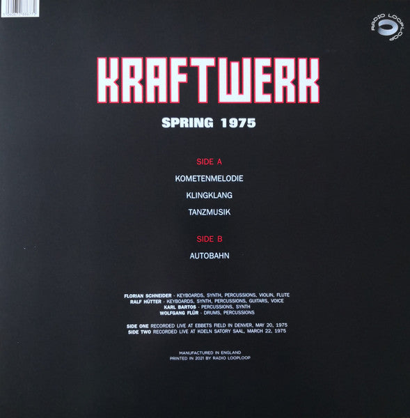 KRAFTWERK (クラフトワーク) - Spring 1975 (UK 限定リリース LP/NEW)