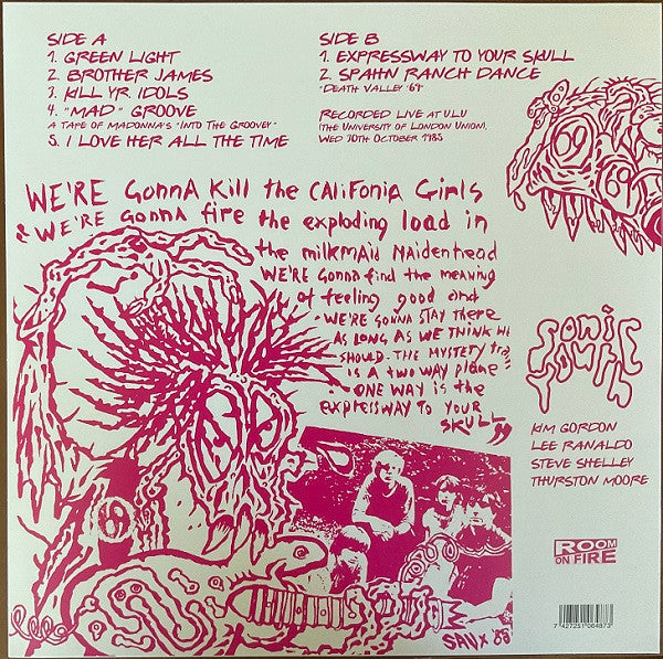 SONIC YOUTH (ソニック・ユース) - Walls Have Ears (EU 限定復刻再発 LP/NEW)