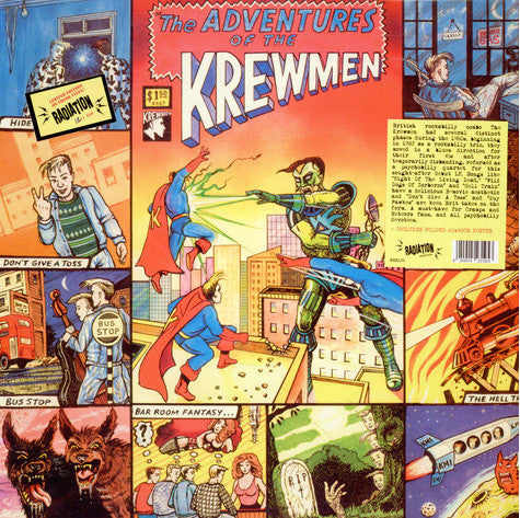 KREWMEN (クリューメン) - The Adventures Of The Krewmen (Italy 150 Limited Reissue Blue Vinyl LP/NEW)