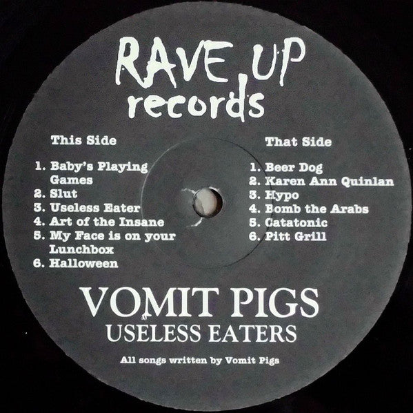 VOMIT PIGS (ヴォミット・ピッグス) - Useless Eaters (Italy 限定プレス LP「廃盤 New」)