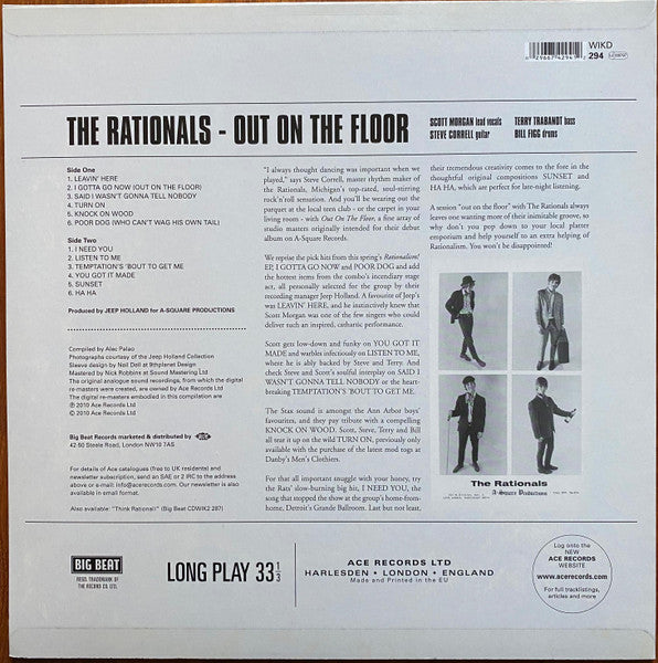 RATIONALS (ラショナルズ)  - Out On The Floor (UK Litd.Reissue LP/New)